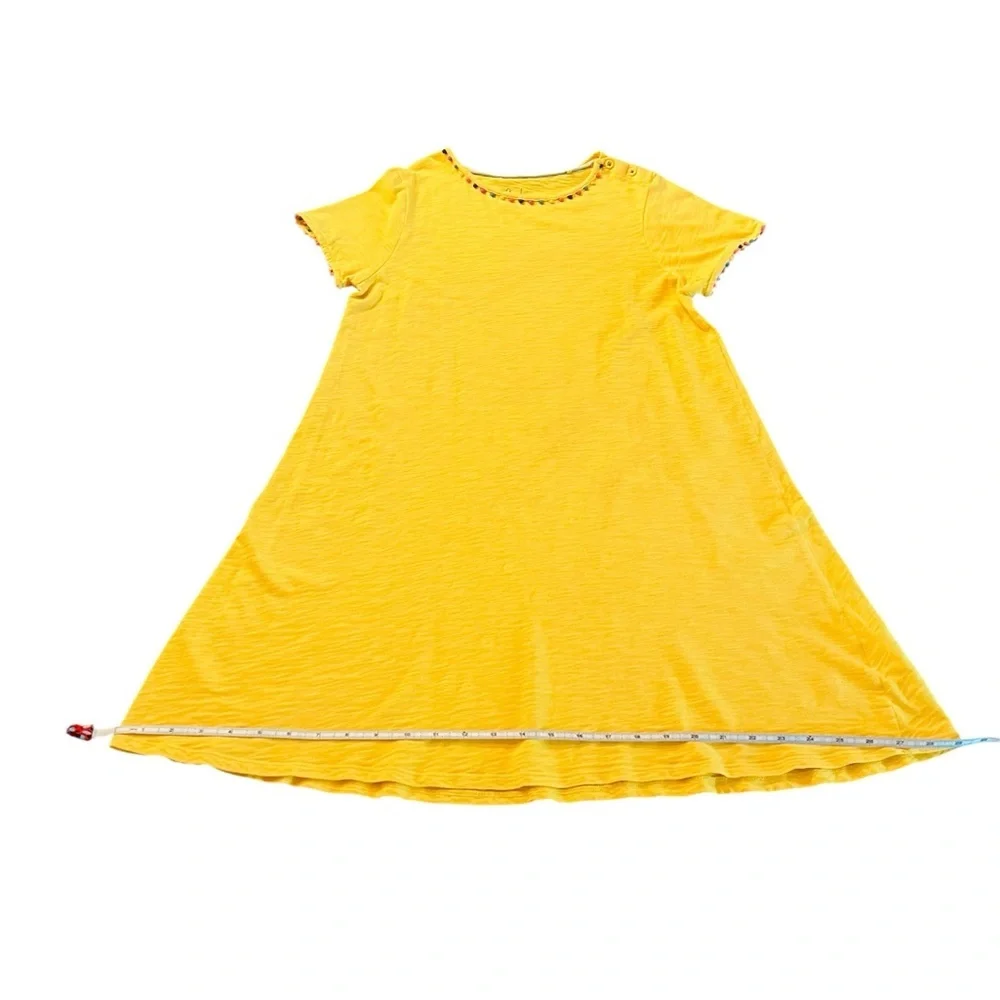 Boden Yellow Casual Kids Cotton Dress Size 11-12Y